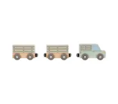 SET FERROVIA CON TRENINO IN LEGNO SAFARI