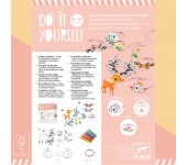GIOIELLI IN PLASTICA MAGICA - IL CERBIATTO E L'UCCELLINO