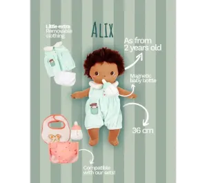 BAMBOLA MORBIDA CON ACCESSORI - ALIX