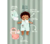 BAMBOLA MORBIDA CON ACCESSORI - ALIX