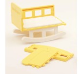 HALF TOYS - ANIMALE MAGNETICO - BABY IPPOPOTAMO CON CULLA