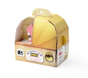 HALF TOYS - ANIMALE MAGNETICO - BABY IPPOPOTAMO CON CULLA
