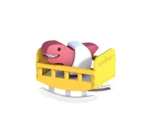 HALF TOYS - ANIMALE MAGNETICO - BABY TIRANNOSAURO T-REX CON CULLA