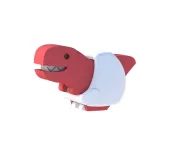 HALF TOYS - ANIMALE MAGNETICO - BABY TIRANNOSAURO T-REX CON CULLA