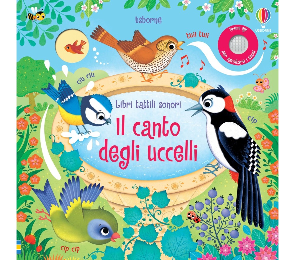LIBRO TATTILE E SONORO - IL CANTO DEGLI UCCELLI