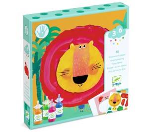 SET CREATIVO PITTURA A DITA - ANIMALI BUFFI