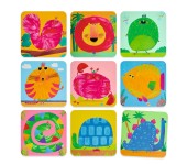 SET CREATIVO PITTURA A DITA - ANIMALI BUFFI