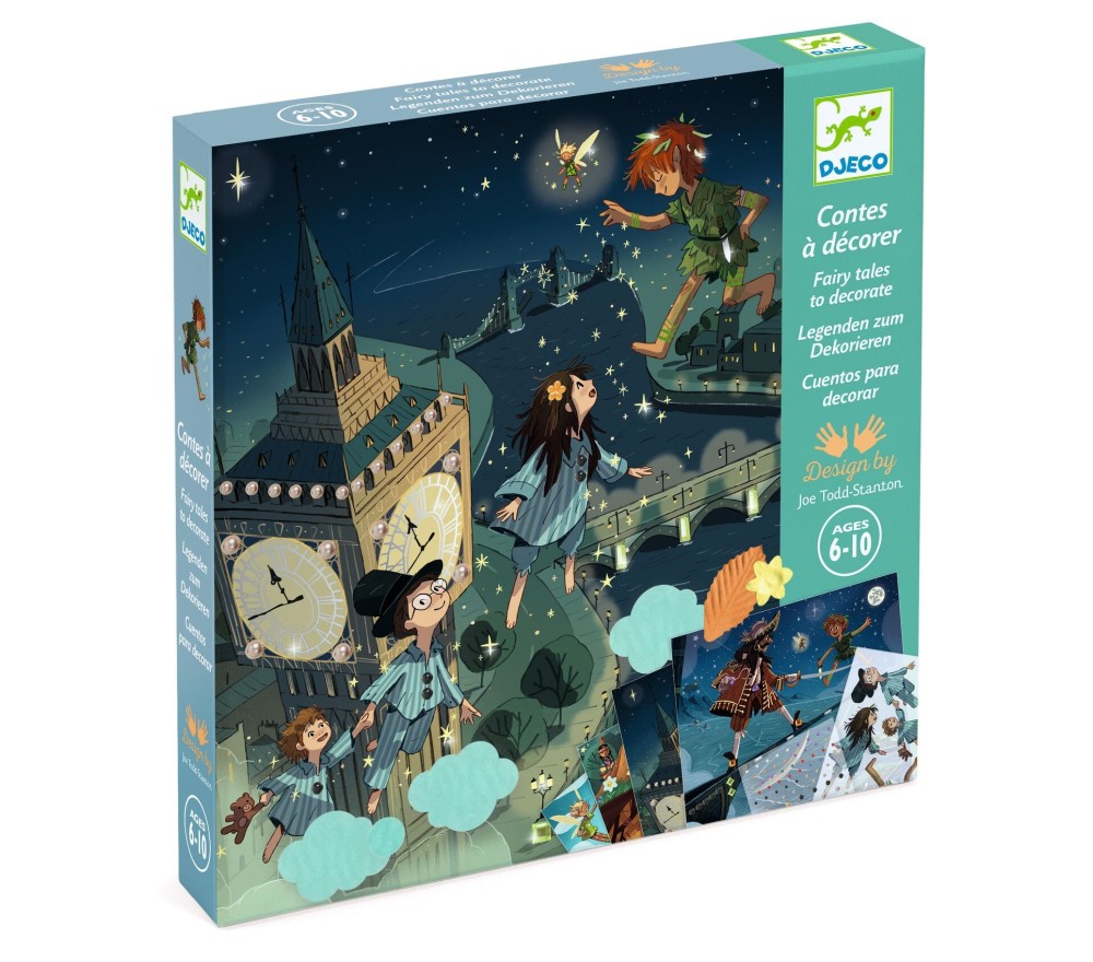 QUADRETTI DA DECORARE - PETER PAN