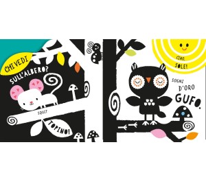 LIBRO BIANCO E NERO A FISARMONICA - TUMMY TIME