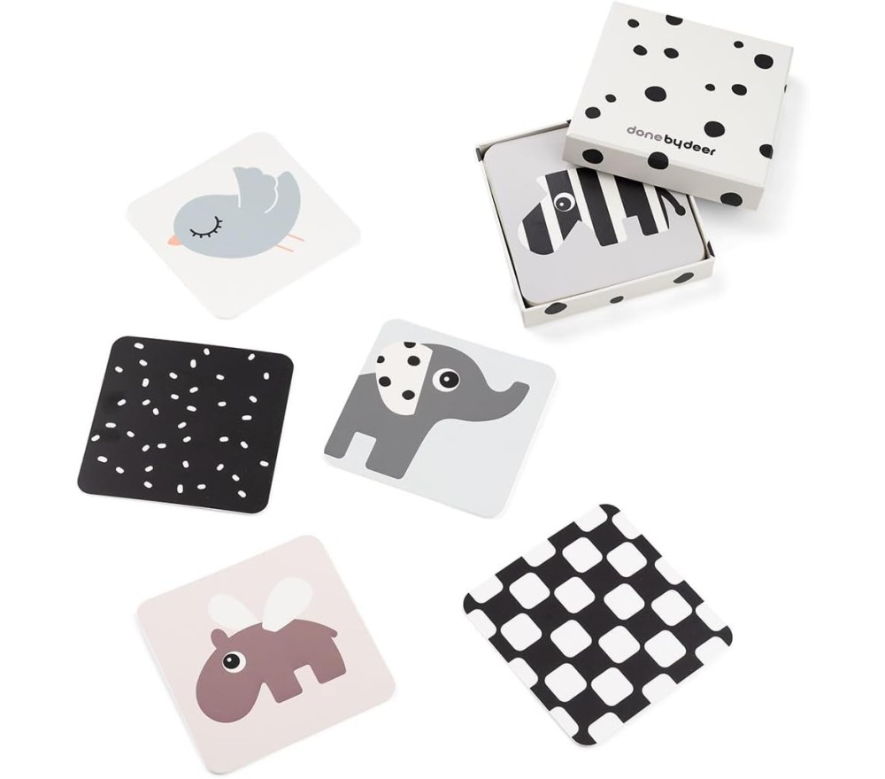 SET CARTE CON IMMAGINI AD ALTO CONTRASTO BIANCO E NERO