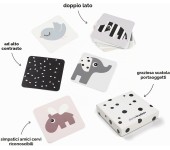 SET CARTE CON IMMAGINI AD ALTO CONTRASTO BIANCO E NERO