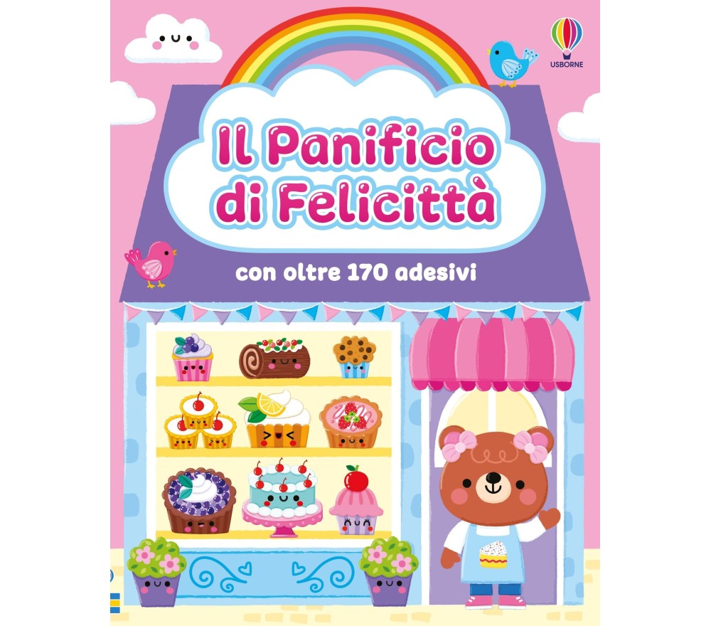 LIBRO CON ADESIVI - IL PANIFICIO DELLA FELICITTA'