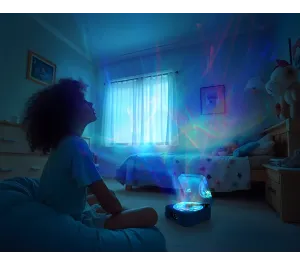 PROIETTORE LUCI E SUONI - MAGIC WAVE GIRADISCHI VERDE