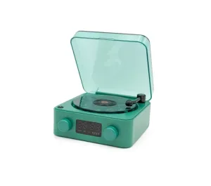 PROIETTORE LUCI E SUONI - MAGIC WAVE GIRADISCHI VERDE