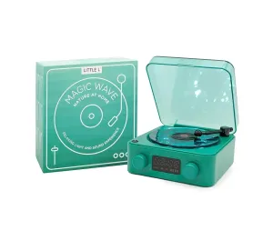 PROIETTORE LUCI E SUONI - MAGIC WAVE GIRADISCHI VERDE