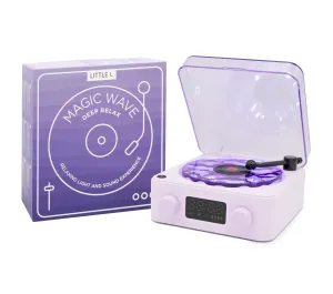 PROIETTORE LUCI E SUONI - MAGIC WAVE GIRADISCHI LILLA