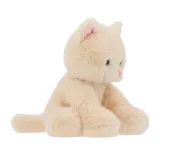 PELUCHE GATTINO BIANCO CREMA
