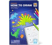 SET CREATIVO IMPARARE A DISEGNARE - HOW TO DRAW - DINOSAURI