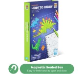SET CREATIVO IMPARARE A DISEGNARE - HOW TO DRAW - DINOSAURI