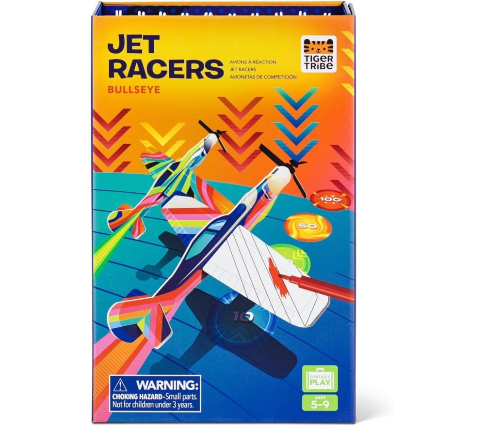 SET CREATIVO AEREI DA LANCIO DA COLORARE E COSTURIRE - JET RACERS