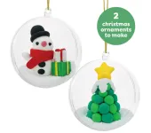 SET CREATIVO PALLINE DI NATALE CON PASTA MODELLABILE
