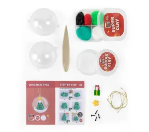SET CREATIVO PALLINE DI NATALE CON PASTA MODELLABILE